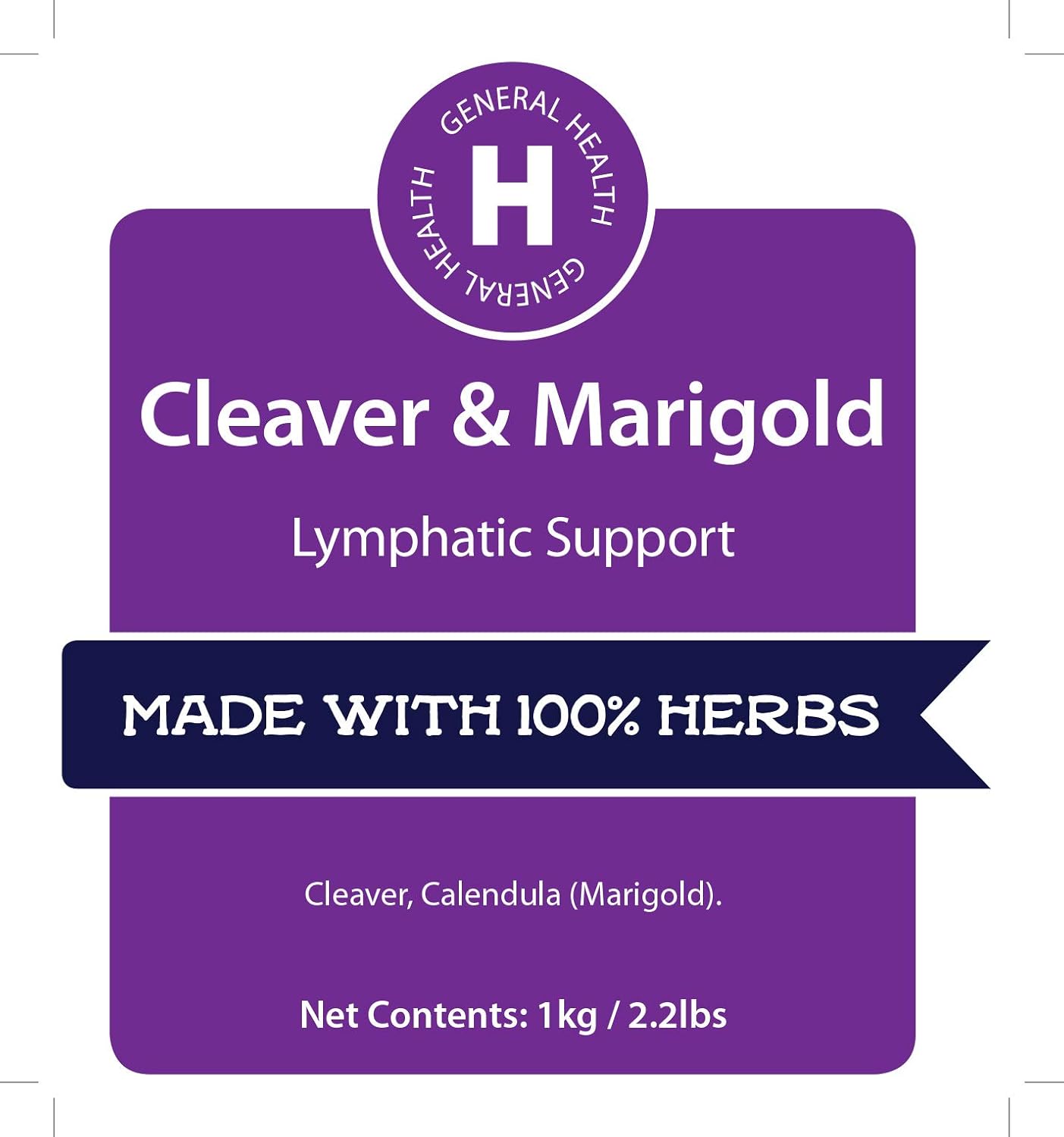 Natural Lymphatic Support with Hilton Herbs Cleavers & Marigold