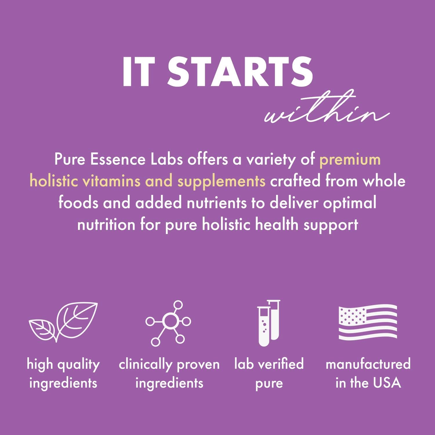 Natural Menopause Relief Supplement for Women - Promotes Hormone Balance, Reduces Hot Flashes, Mood Swings & Night Sweats - 120 Capsules by Pure Essence Labs