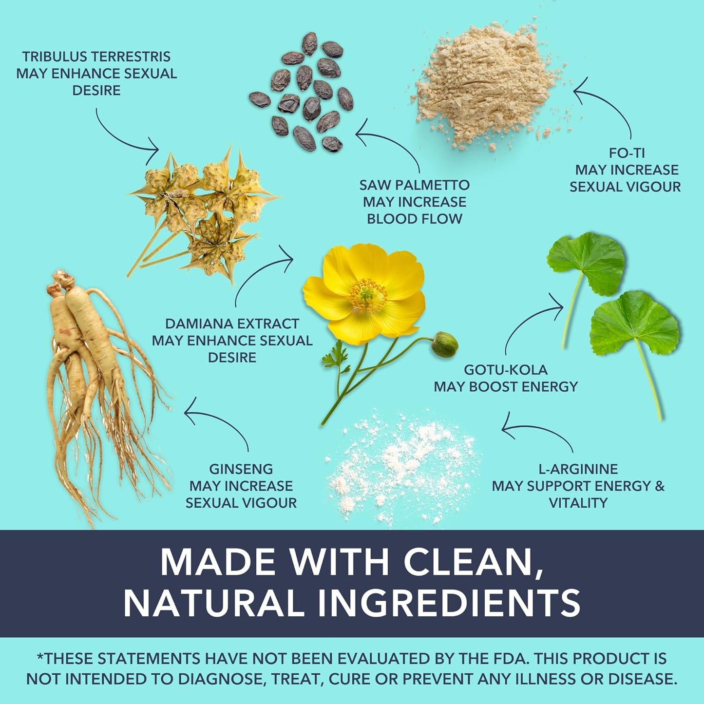 Natural Men's Health Wellness Patches for Circulation, Energy, and Vitality - Pack of 15 - Non-Habit Forming