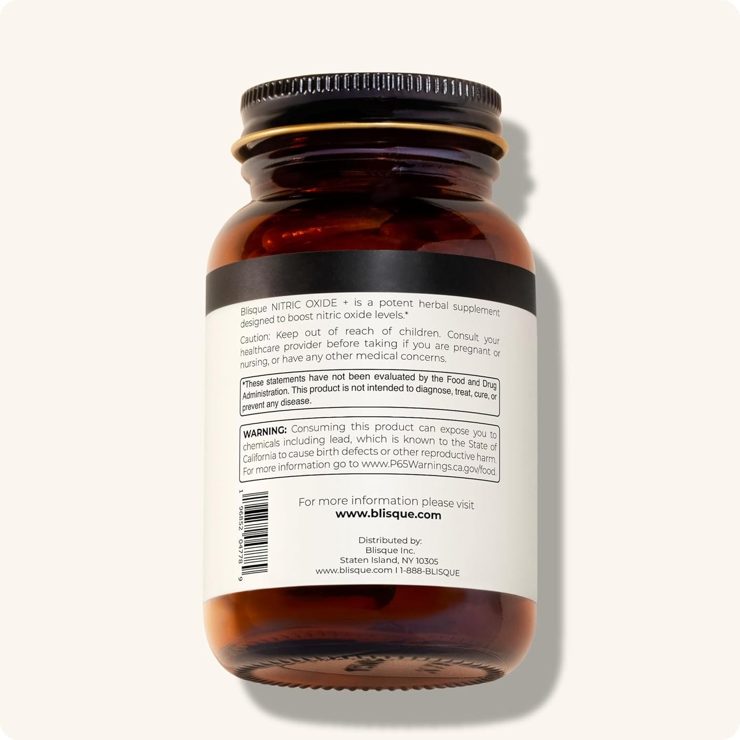 Natural Nitric Oxide Booster Capsules with L-Arginine, Maca Root, and Beet Root for Blood Flow Support | Doctor-Approved Vegan Supplement | 90 Capsules