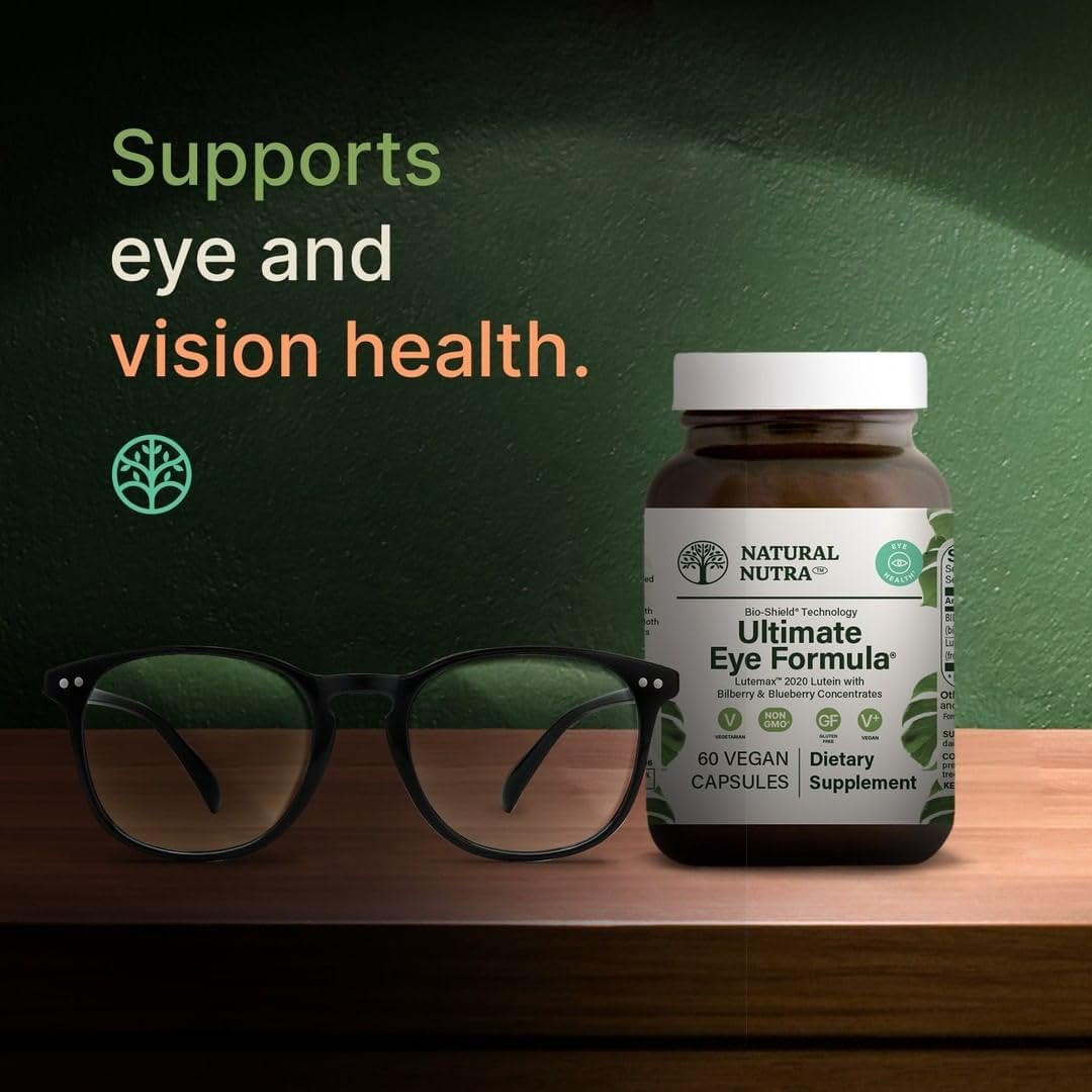 Natural Nutra Bilberry Extract Capsules for Ultimate Eye Health, Supports Day and Night Vision, Enhances Color Perception, Non GMO and Gluten Free Supplement