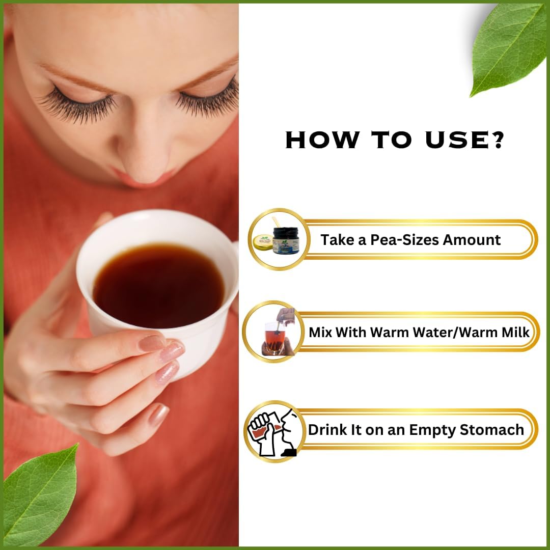 Natural Organic Himalayan Shilajit Resin | 85+ Essential Minerals | High Fulvic Acid | Energy Boost (20g)