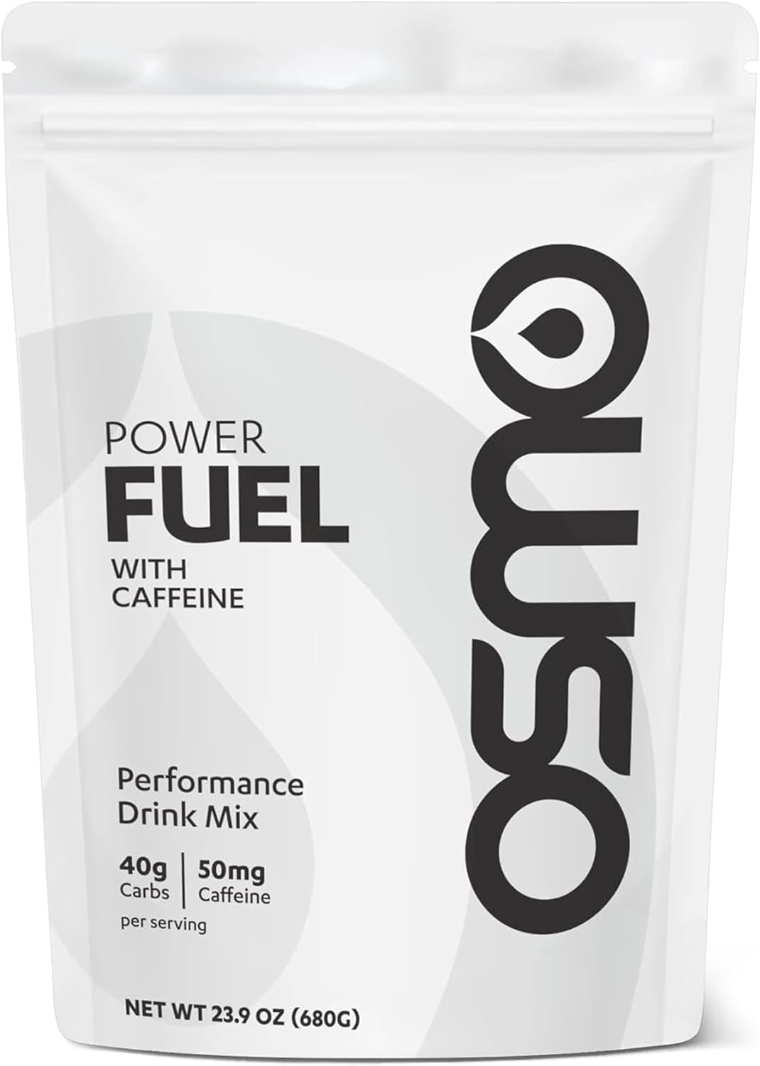 Natural Osmo Power Fuel Powder with Caffeine for Rapid Absorption - Carbohydrate Blend with Cluster Dextrin, Sodium, and Fructose - Neutral Flavor - 16 Servings