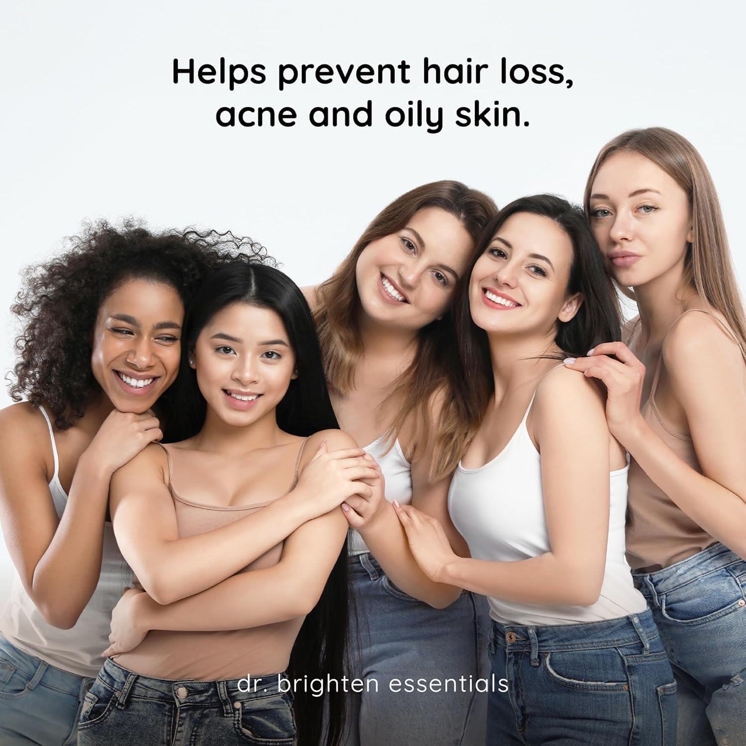 Natural PCOS Support Supplement for Women - Dr. Brighten Saw Palmetto Plus - Promotes Hair Health, Clear Skin, and Hormonal Balance