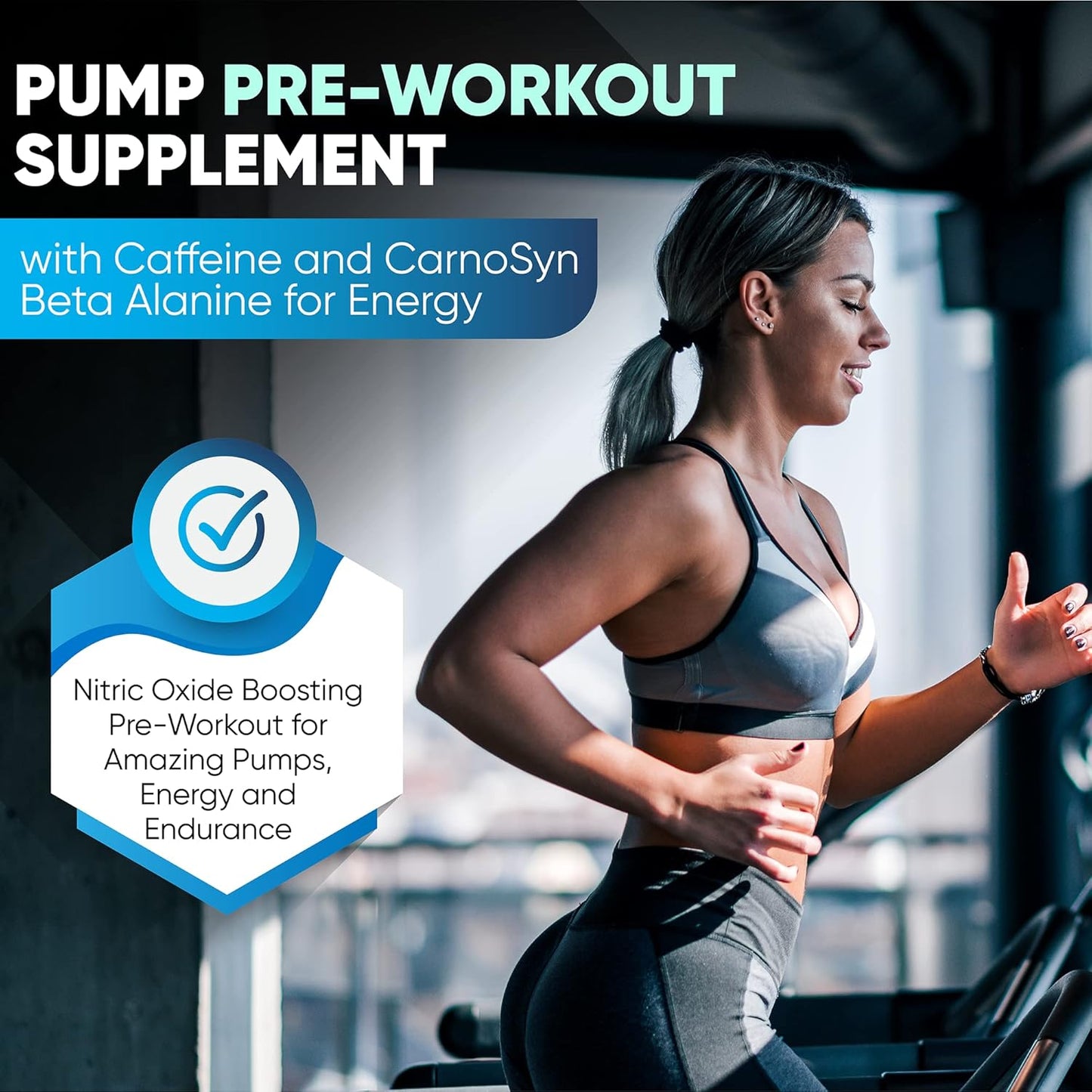 Natural Pre-Workout Powder for Energy, Pump, & Endurance - Sugar-Free Supplement with Caffeine, Amino Acids, & Beta-Alanine - Watermelon Flavor, 30 Servings