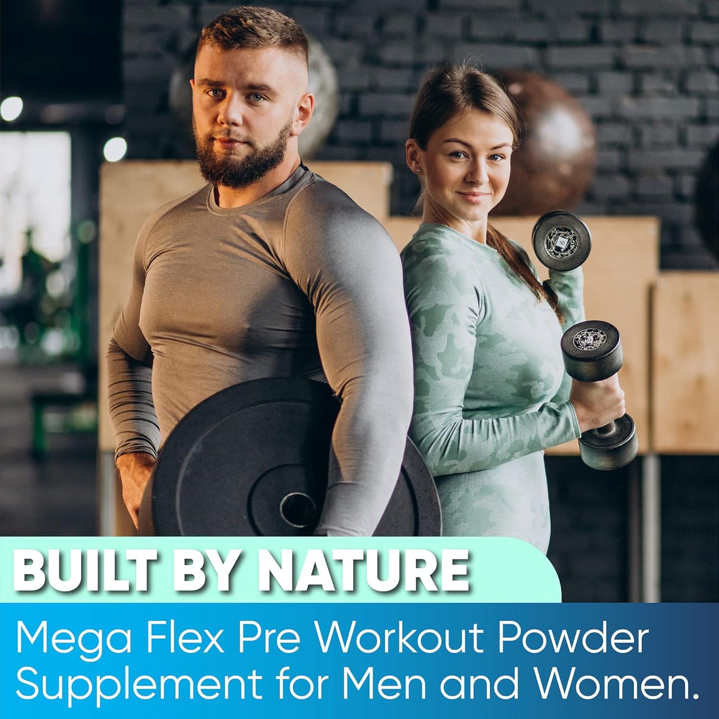 Natural Pre-Workout Powder for Energy, Pump, & Endurance - Sugar-Free Supplement with Caffeine, Amino Acids, & Beta-Alanine - Watermelon Flavor, 30 Servings