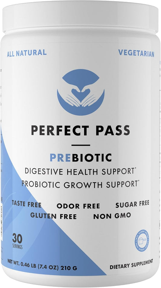Natural Prebiotic PHGG Powder - 100% Gluten Free, Non GMO, Kosher, Vegetarian - 210g Sugar-Free Guar Gum Supplement