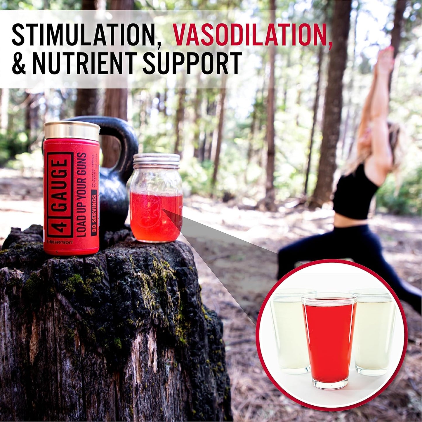Natural Preworkout Supplement for Energy & Focus | 30 Servings | Nitric Oxide Boost | L-Citrulline, L-Carnitine, Creatine | No Jitters | Frozen Lemonade Flavor