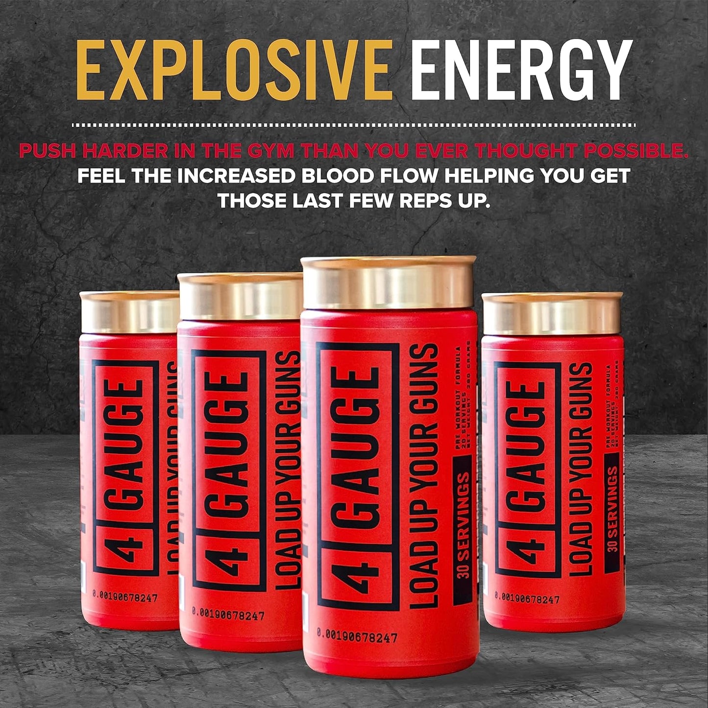 Natural Preworkout Supplement for Energy & Focus | 30 Servings | Nitric Oxide Boost | L-Citrulline, L-Carnitine, Creatine | No Jitters | Frozen Lemonade Flavor