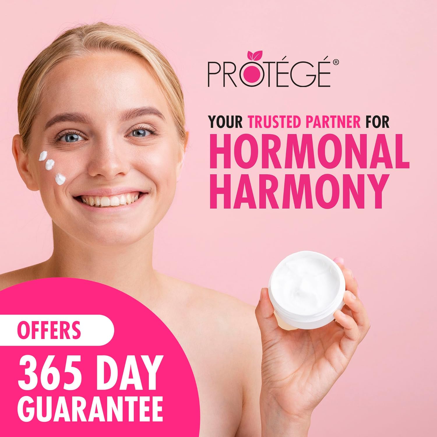 Natural Progesterone Cream for Women - Made in USA - Hormone Balance Formula - Menstrual, Perimenopause, Menopause Relief - Micronized Bioidentical Progesterone - 1,000 mg USP - 2 oz