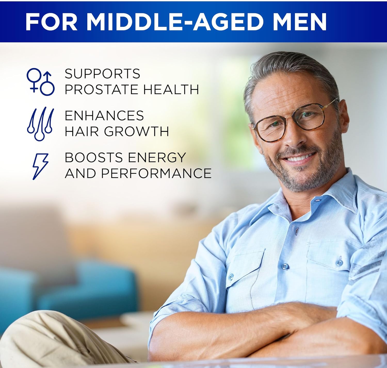 Natural Prostate Health Capsules - Pumpkin Seeds, Pygeum, Saw Palmetto - Bladder Control & Urinary Tract Support - Made in USA