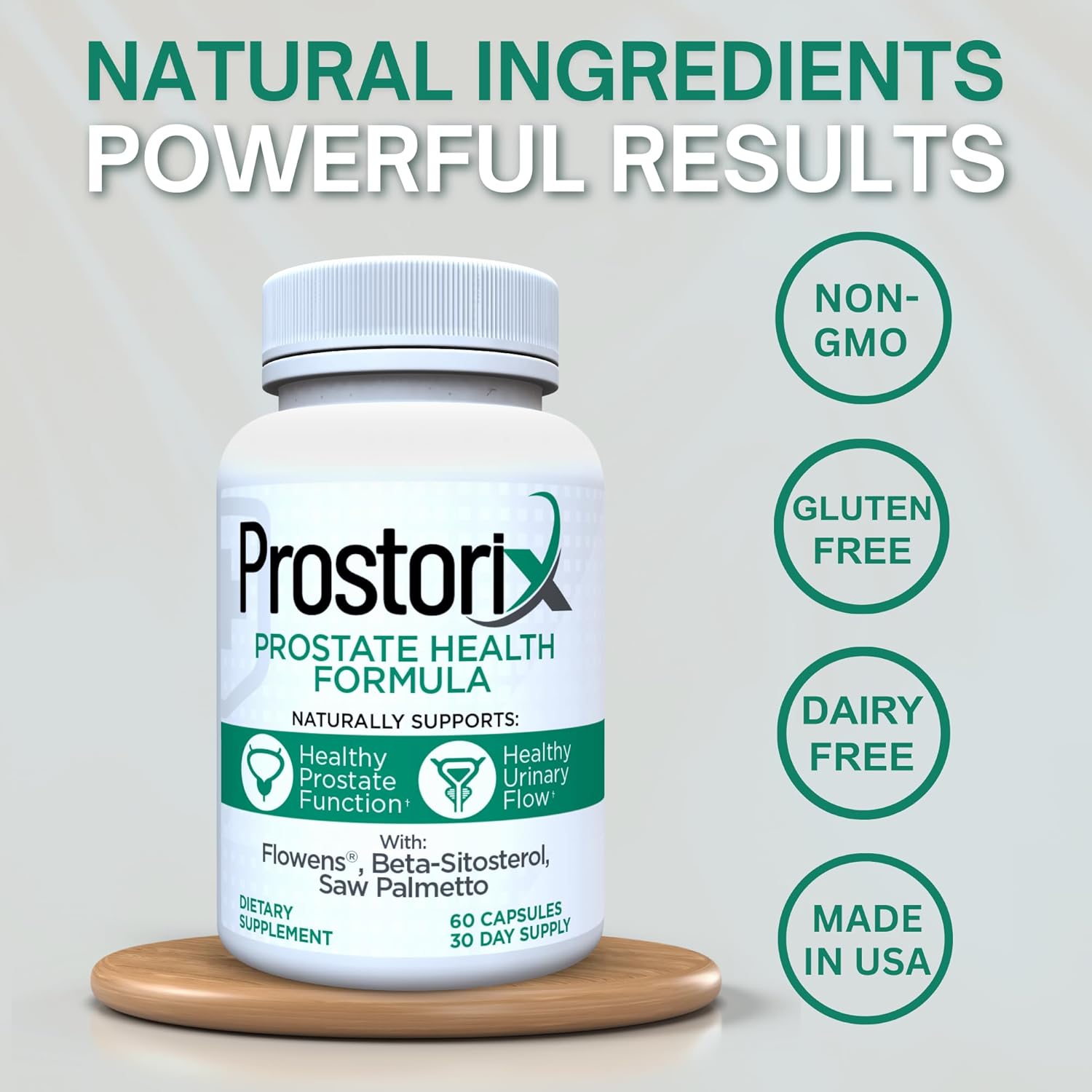 Natural Prostate Supplement for Men - Supports Prostate Health, Reduces Frequent Urination - Saw Palmetto, Beta-Sitosterol, Cranberry Powder & More