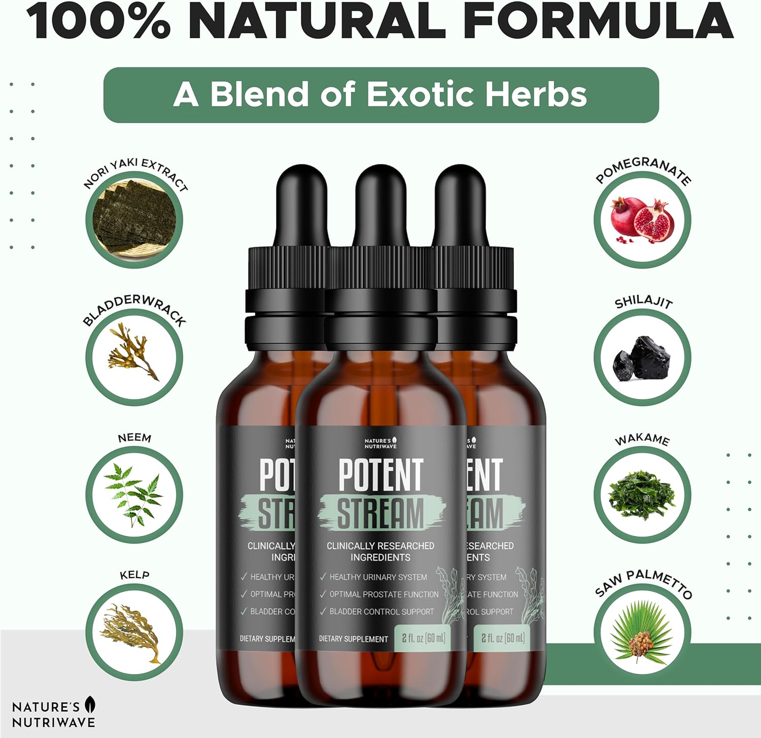 Natural Prostate Supplements with Saw Palmetto for Men - Reduce Bathroom Trips, Urinary Support - 1 Month Supply