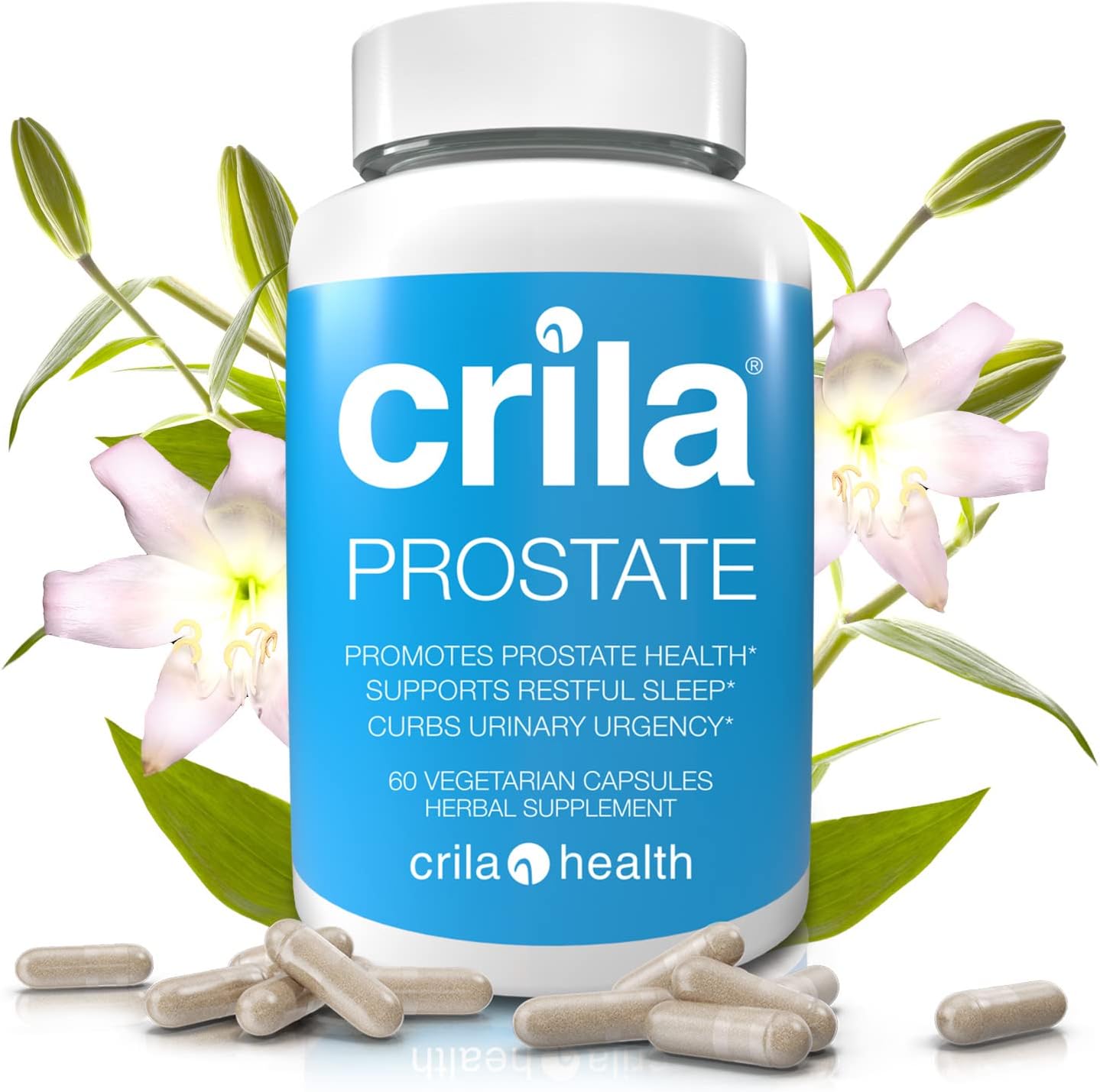 Natural Prostate Support Supplement for Men - 60 Ct. | Reduce Bathroom Trips & Improve Sleep | Patented Formula with No Saw Palmetto & Side Effects