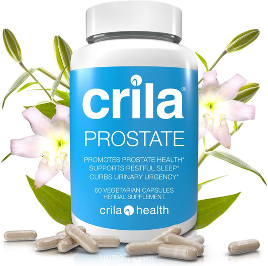 Natural Prostate Support Supplement for Men - 60 Ct. | Reduce Bathroom Trips & Improve Sleep | Patented Formula with No Saw Palmetto & Side Effects