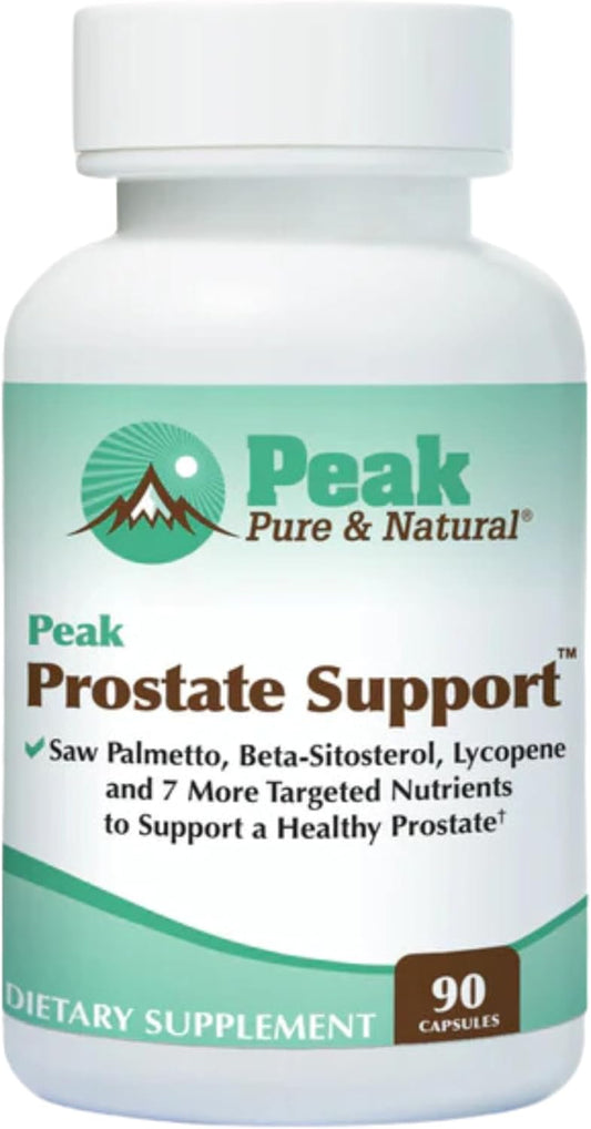 Natural Prostate Support Supplement with Saw Palmetto, Beta-Sitosterol, and Lycopene - Promotes Prostate and Urinary Tract Health - 90 Capsules