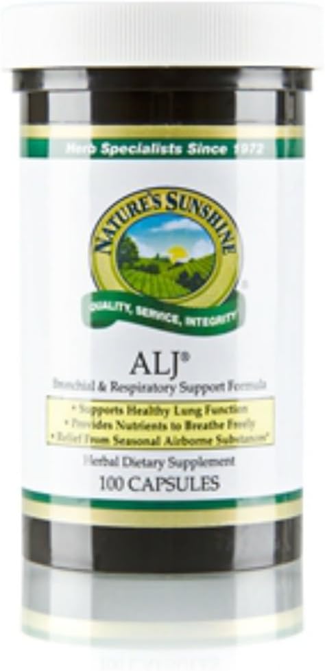 Natural Respiratory Support: ALJ 100 Capsules x 2 Pack