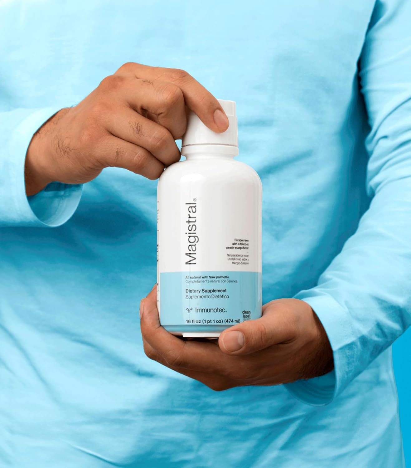 Natural Saw Palmetto Supplement Extract for Men's Prostate Health by Immunotec Magistral