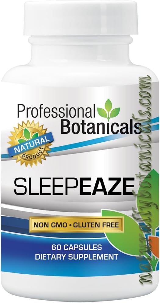Natural Sleep Aid Supplement with Valerian Root and German Chamomile - 60 Capsules