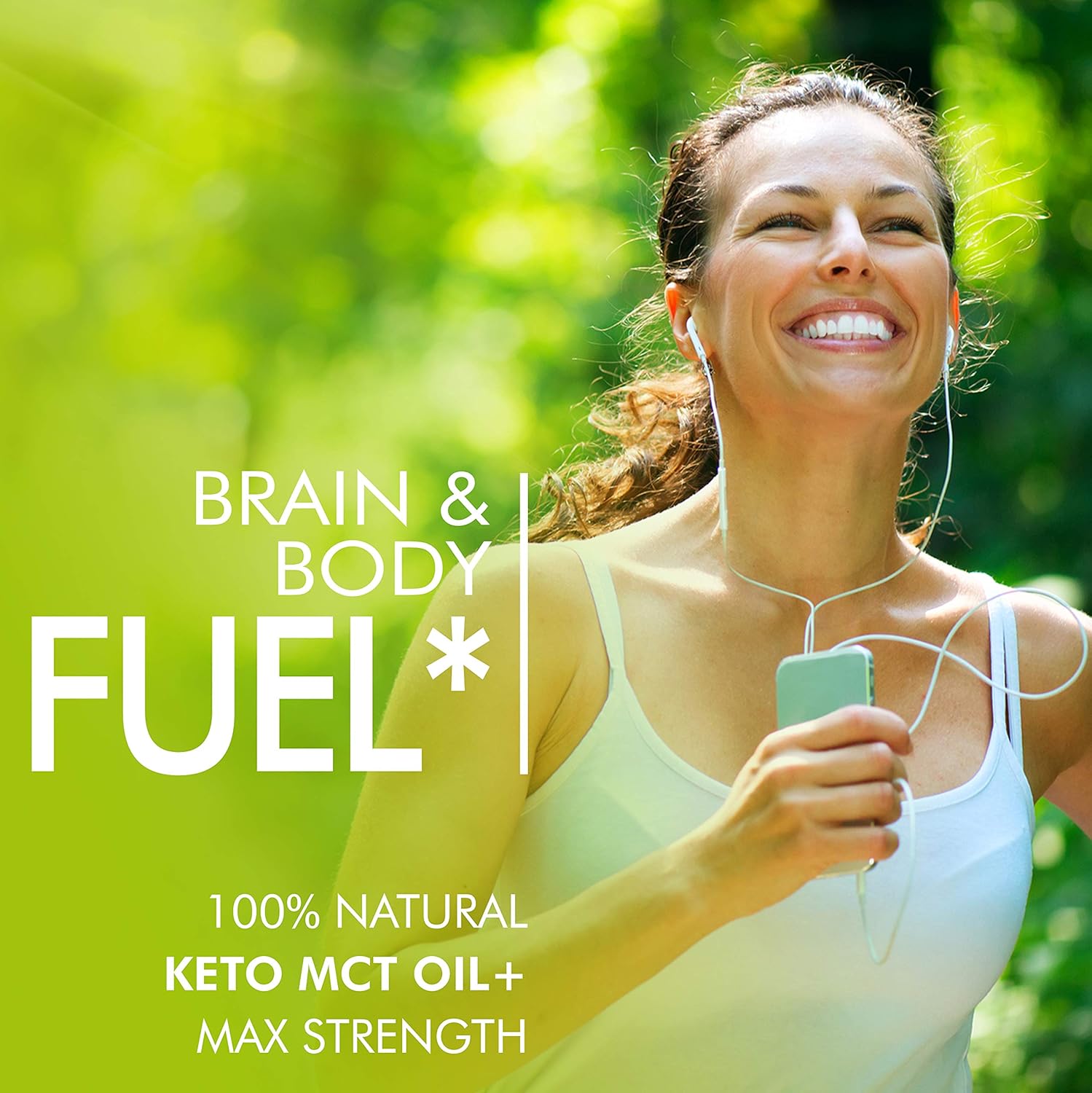 Natural Slim Heat Keto MCT Oil Capsules - Fast-Acting Ketosis Fuel for Women and Men - Non-GMO, Made in USA - 30 Day Supply
