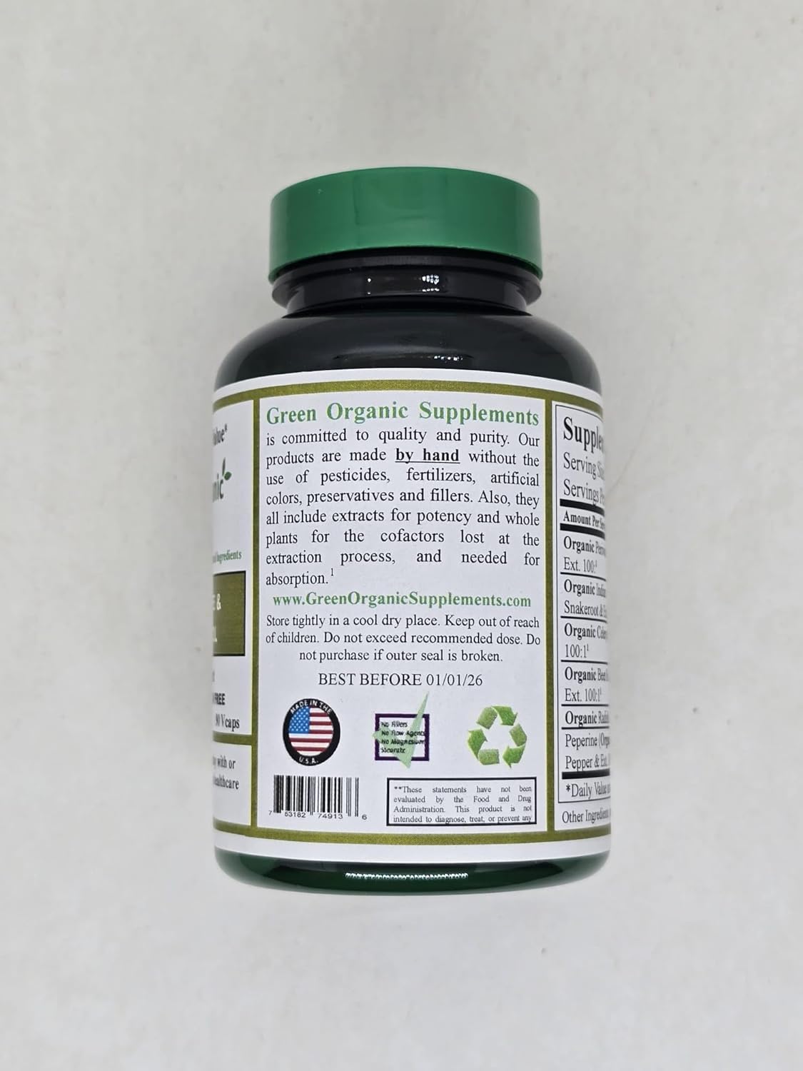 Natural Strontium Bone Building Supplements by Green Organic