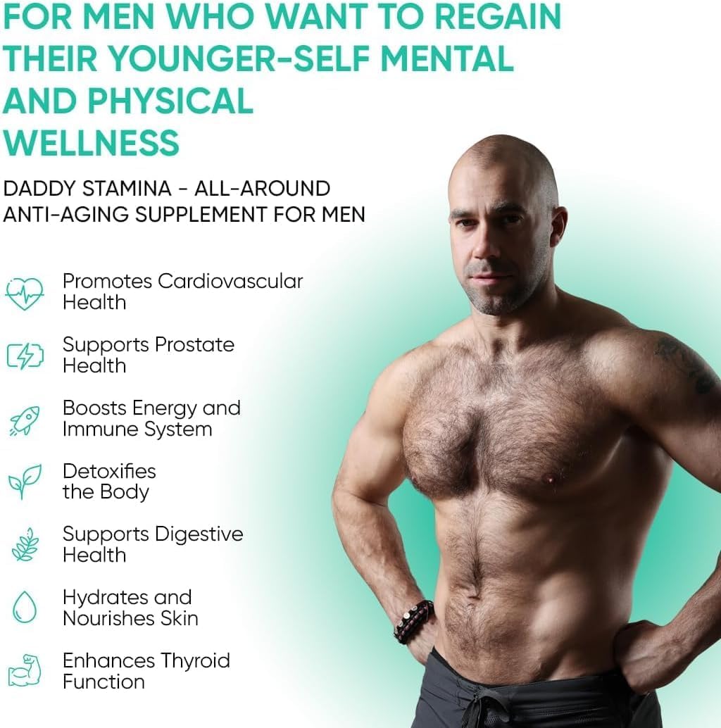 Natural Supplement Bundle: Boost Your Experience with Bottom 90 and Daddy 60 - 2 Month Supply