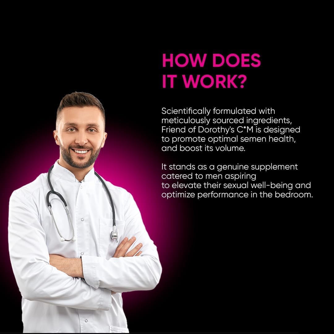 Natural Supplement Bundle: FRIEND OF DOROTHY CM 60 and Bottom 90 - 2 Months Supply for Enhanced Experience