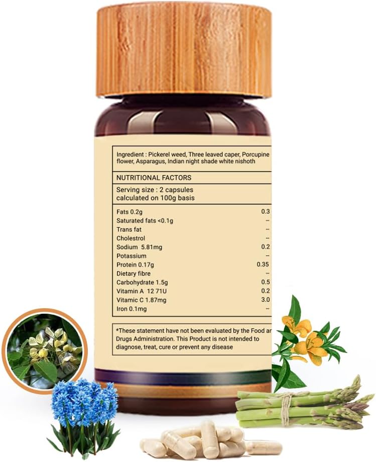 Natural Thyroid Support Supplement - Vegan Ayurveda Formula - GMO-Free - 80 Capsules