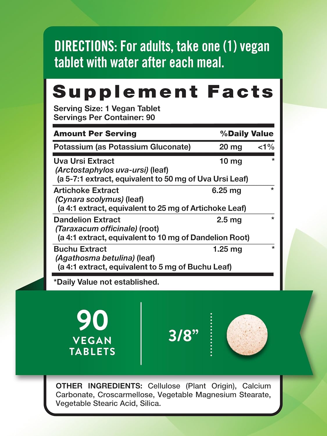 Natural Truth Super Strength Water Pill with Potassium - 90 Count, Caffeine-Free, Vegan, Non-GMO, Gluten-Free