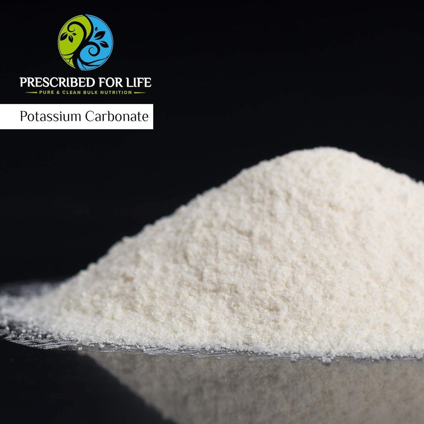 Natural USP Food Grade Potassium Carbonate Powder for Plants, Soap, Supplements - Pure Bulk Potassium Powder (1kg / 2.2lb)