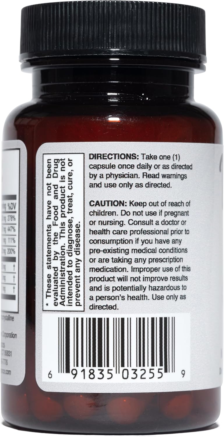Natural Vision Support Supplement - Non-GMO, Vegan, Gluten-Free - Visigard