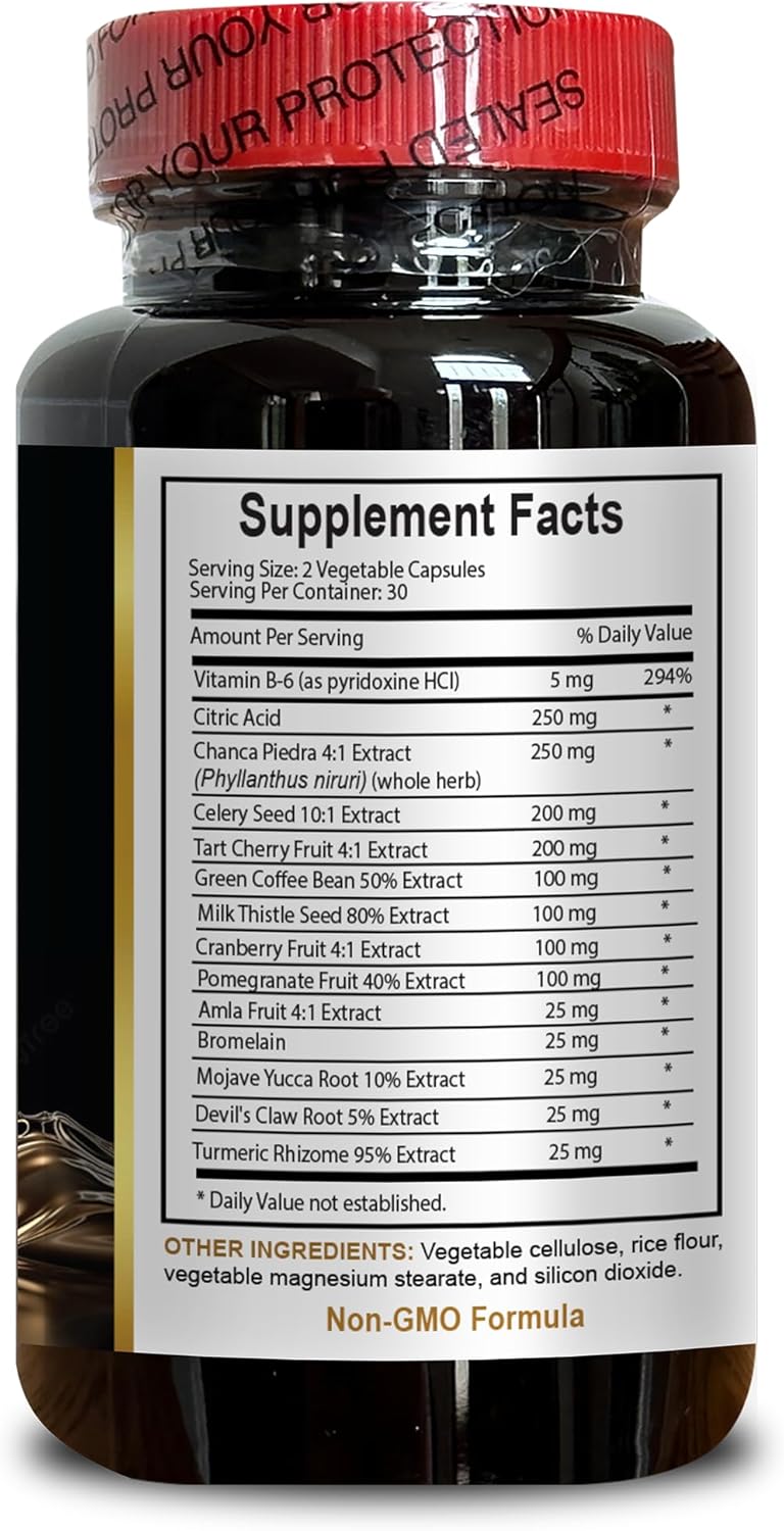 Natural Water Away Pills for Water Retention and Diuretic Support - Caffeine Free with Pomegranate and Cranberry - Immune Boost - 2 Bottles