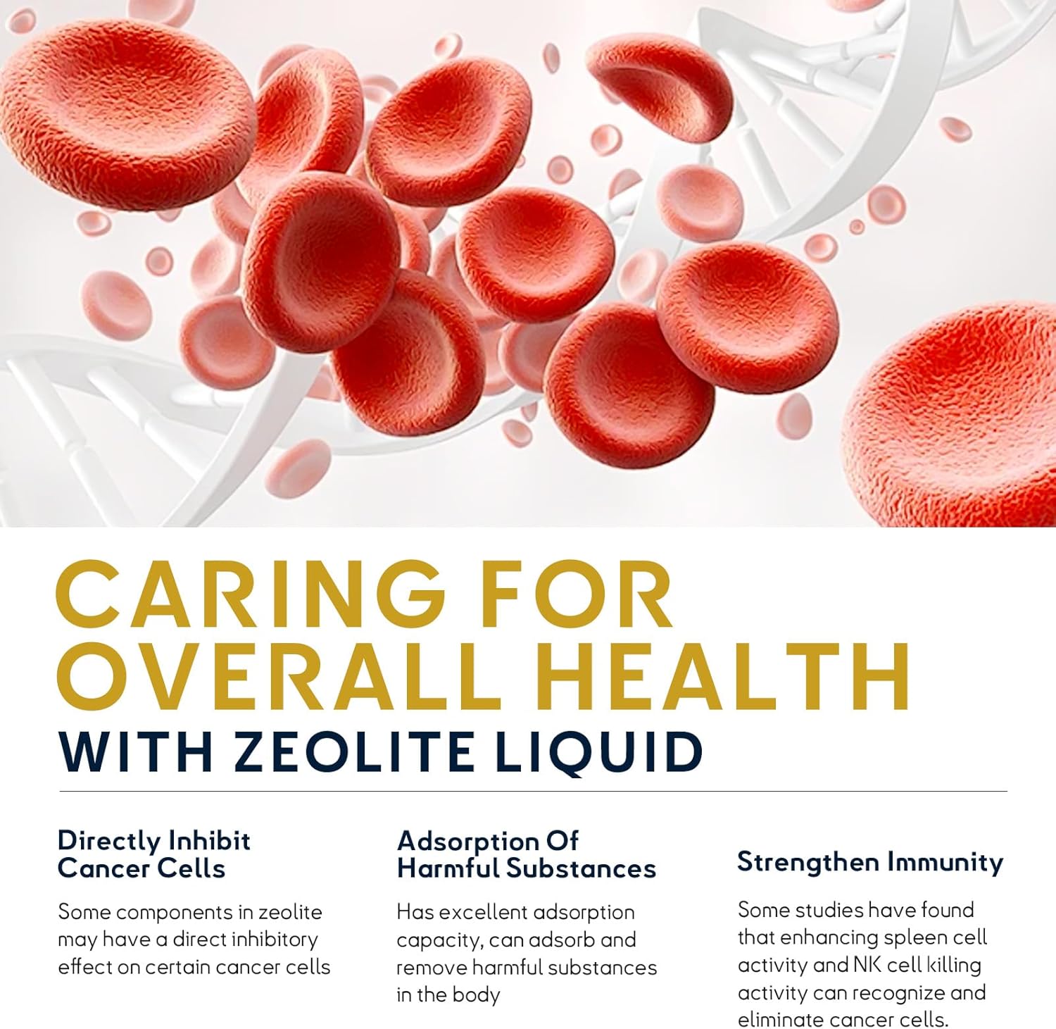 Natural Zeolite and Chlorella Detox Drops for Kids and Adults, Promotes Digestion and Immunity, 60 ml