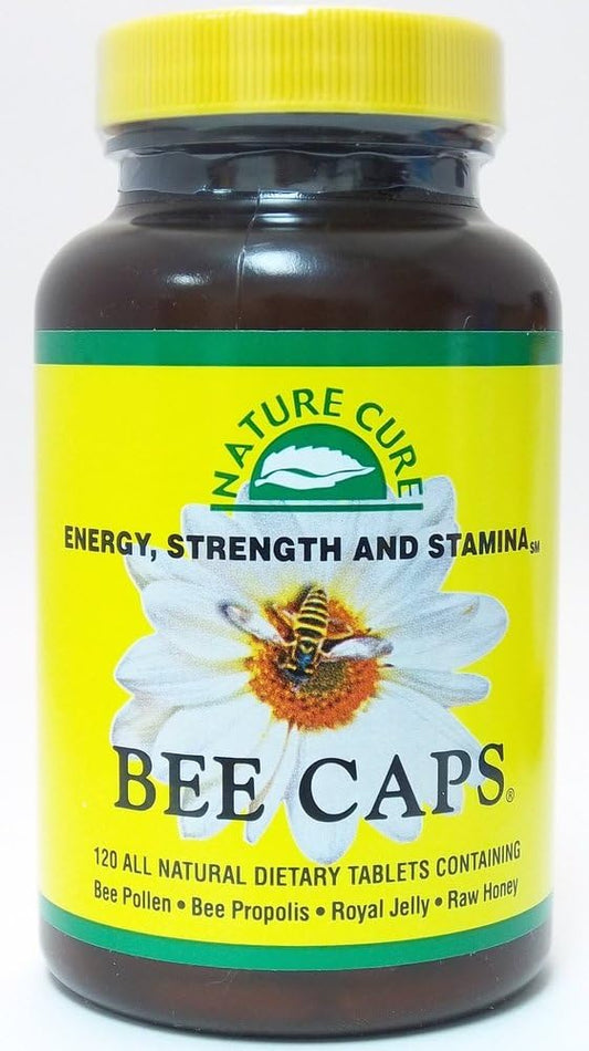 Nature Cure Bee 120 Caplets - Natural Supplement for Health and Wellness