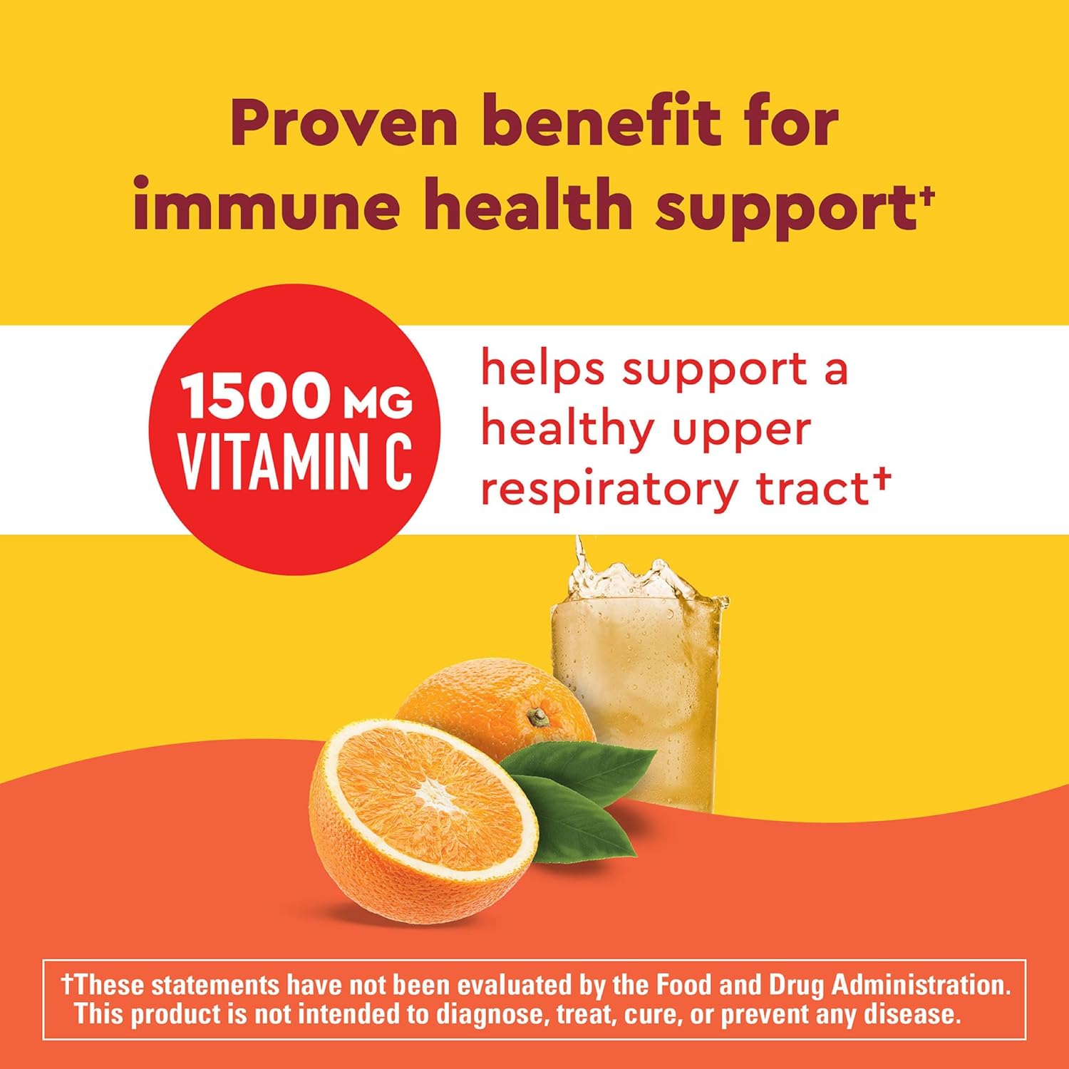 Nature Made Wellblends ImmuneMAX Fizzy Drink Mix with Vitamin C, Zinc, Vitamin D3, B Vitamins, and Electrolytes for Immune Support, 30 Stick Packs