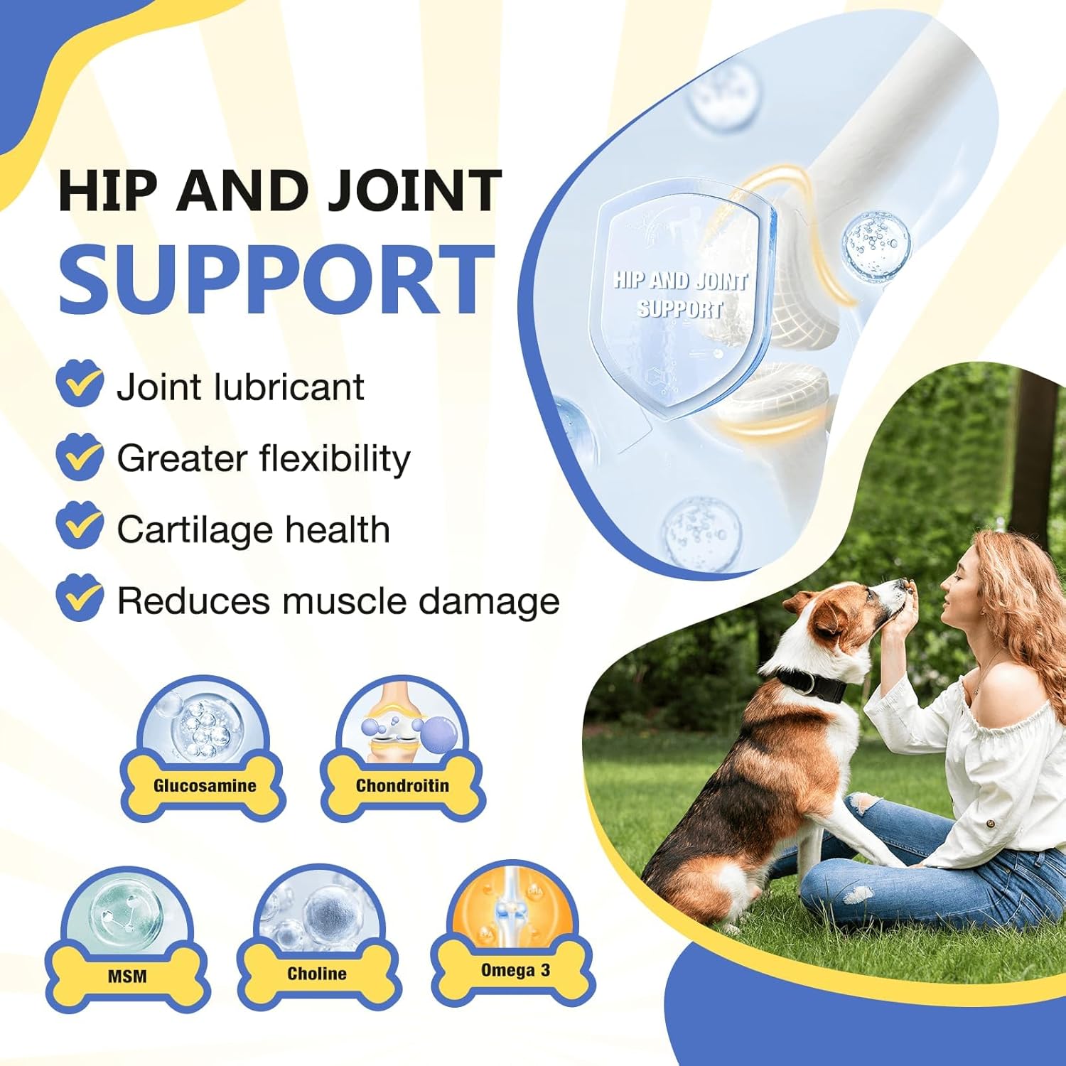 NATURE TARGET Dog Multivitamins with Probiotics, Glucosamine, and Enzymes for Overall Health, 120 Freeze Dried Chews