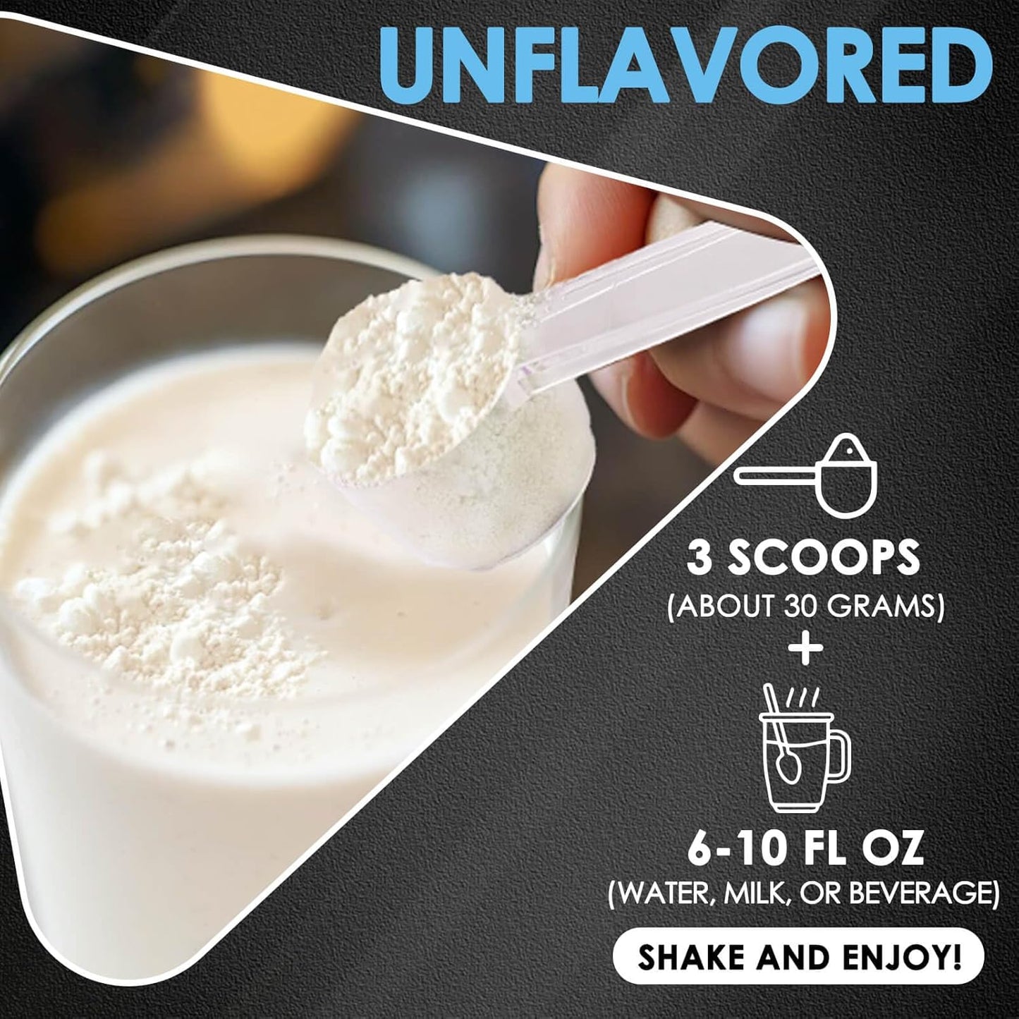 NATURE TARGET Unflavored Whey Isolate Protein Powder - 26g Protein, 5.5g BCAAs - Muscle Growth & Recovery - Gluten Free - 1.10 lb (500g) - 16 Servings