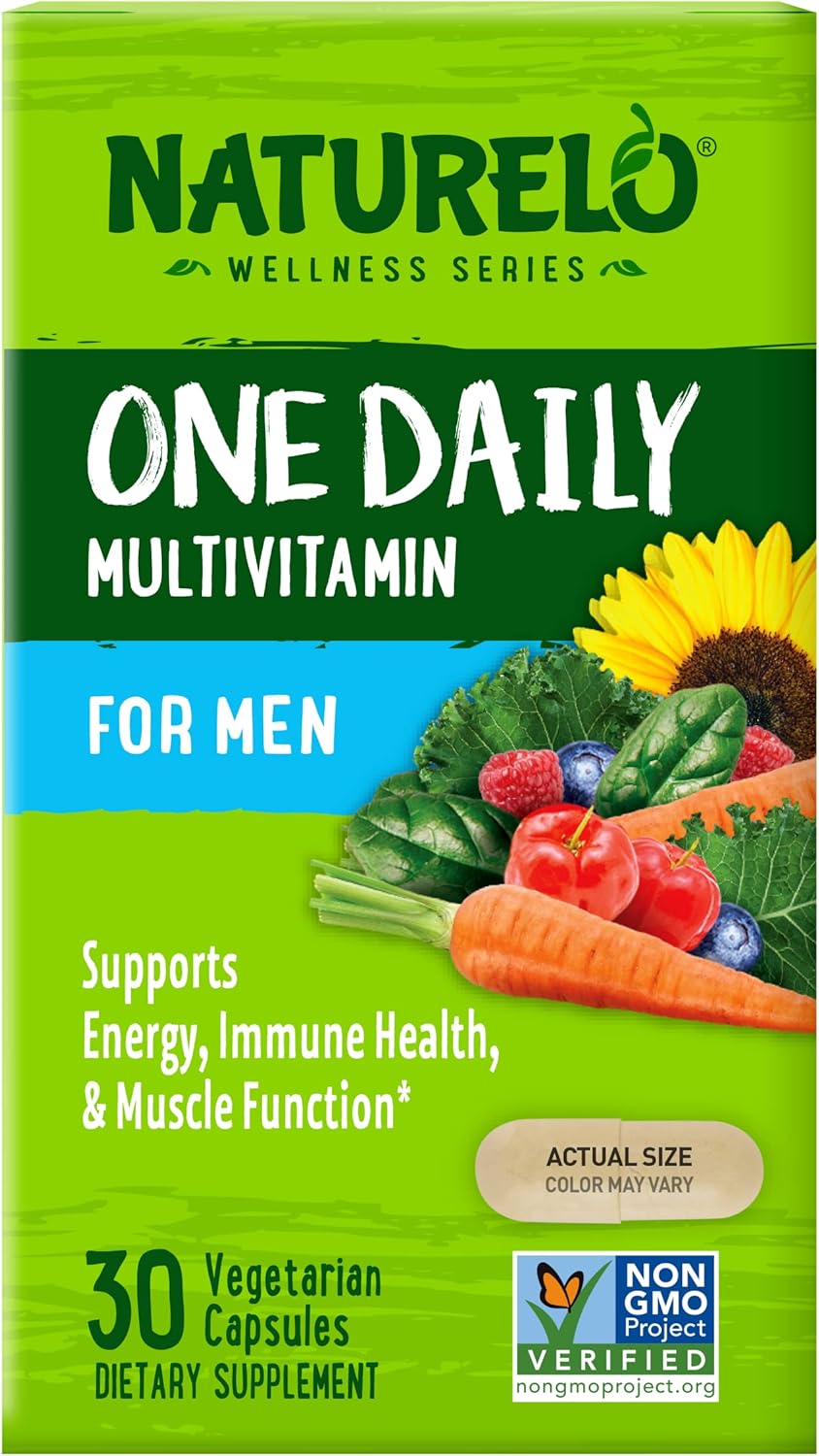 Naturelo Men's One Daily Multivitamin Capsules - 30 Count