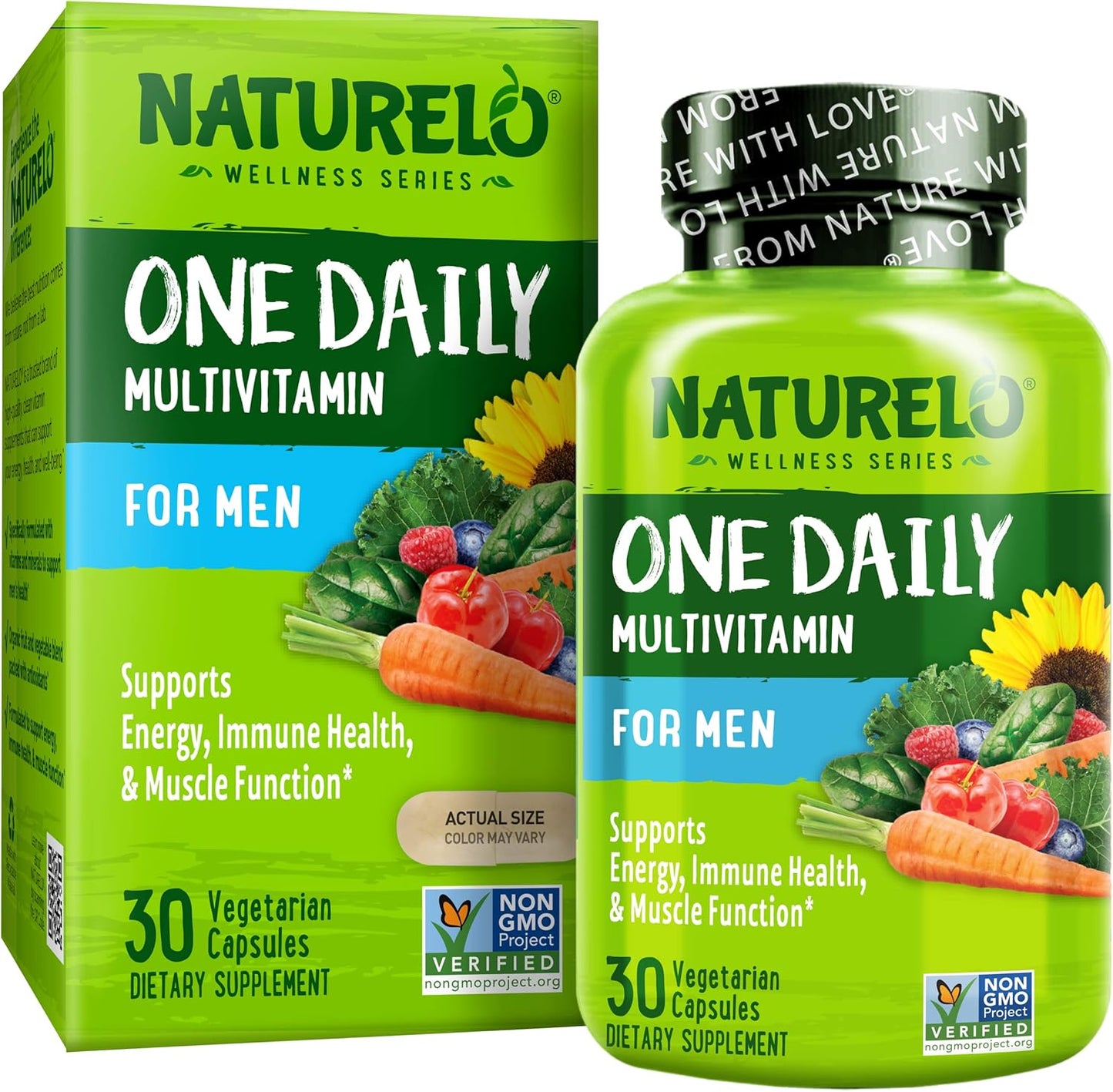 Naturelo Men's One Daily Multivitamin Capsules - 30 Count