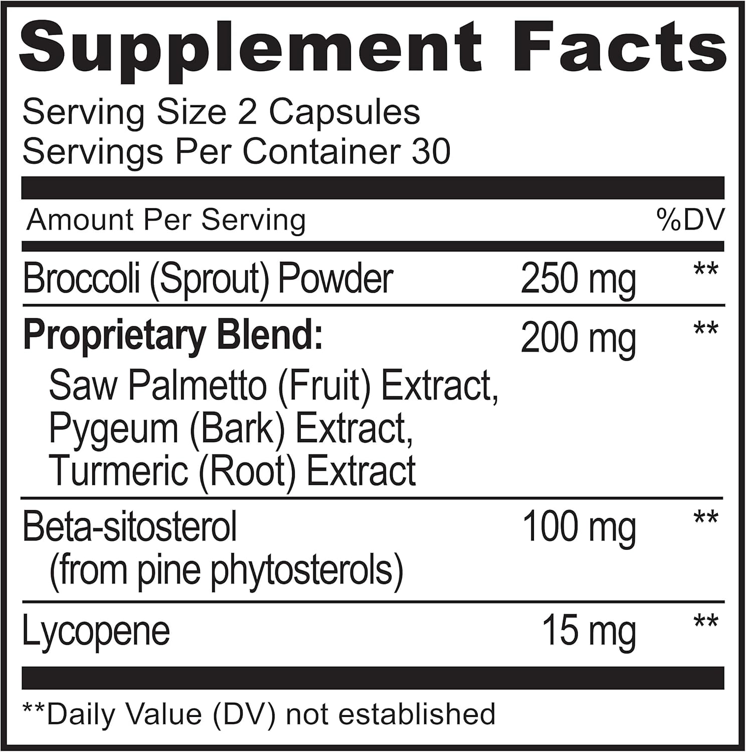 NATURELO Prostate & Urinary Health Supplement - 60 Vegetarian Capsules x 2 Pack - Saw Palmetto, Pygeum, Turmeric, Plant Sterols, Broccoli, Lycopene - Comprehensive Formula for Men's Health