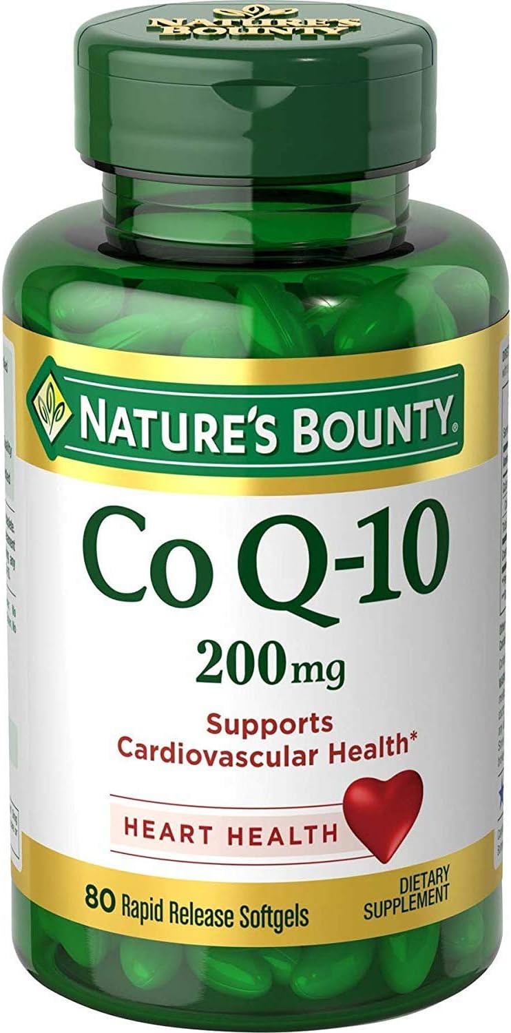 Nature's Bounty Co Q-10 Extra Strength 200 mg Softgels - Triple Pack of 80 ea