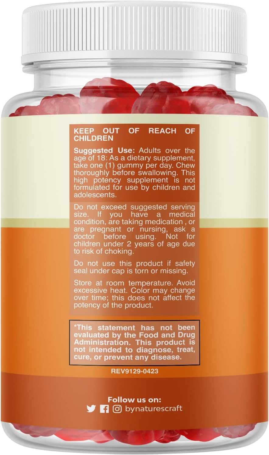 Natures Craft Vitamin B6 Gummies - Immunity & Mood Support for Adults - Vegan Pyridoxine Chews - 30 Count