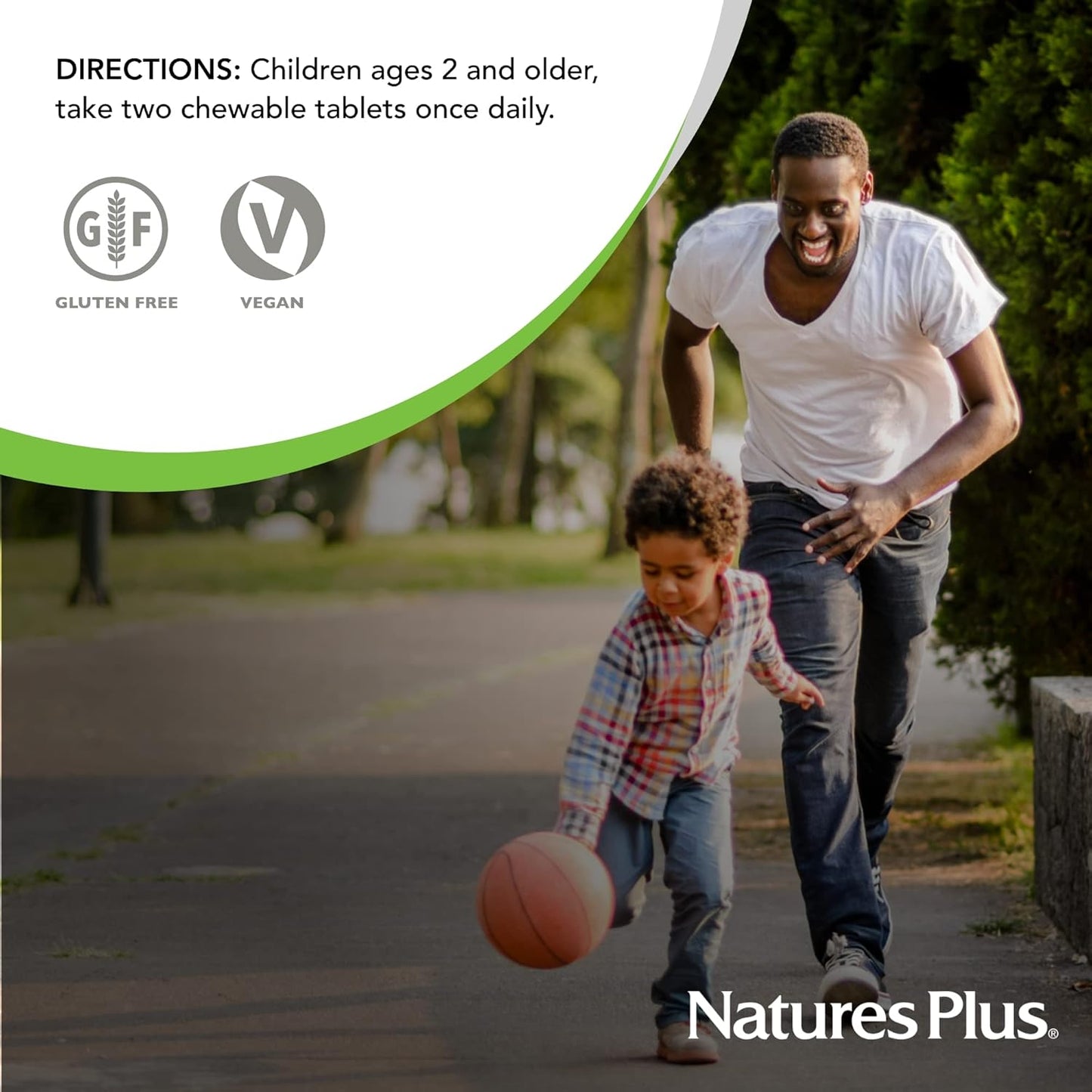 Natures Plus Animal Parade Children's Chewable Multivitamin - Cherry Flavor - 90 Animal-Shaped Tablets - Promotes Health & Well-Being - Vegetarian & Gluten Free - 45 Servings