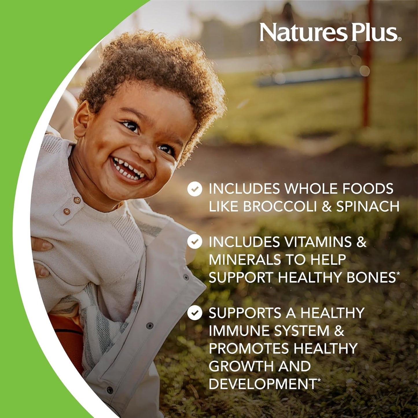 Natures Plus Animal Parade Kids Chewable Multivitamin - 90 Animal-Shaped Tablets - Vegan, Gluten-Free - Natural Flavors - 45 Servings