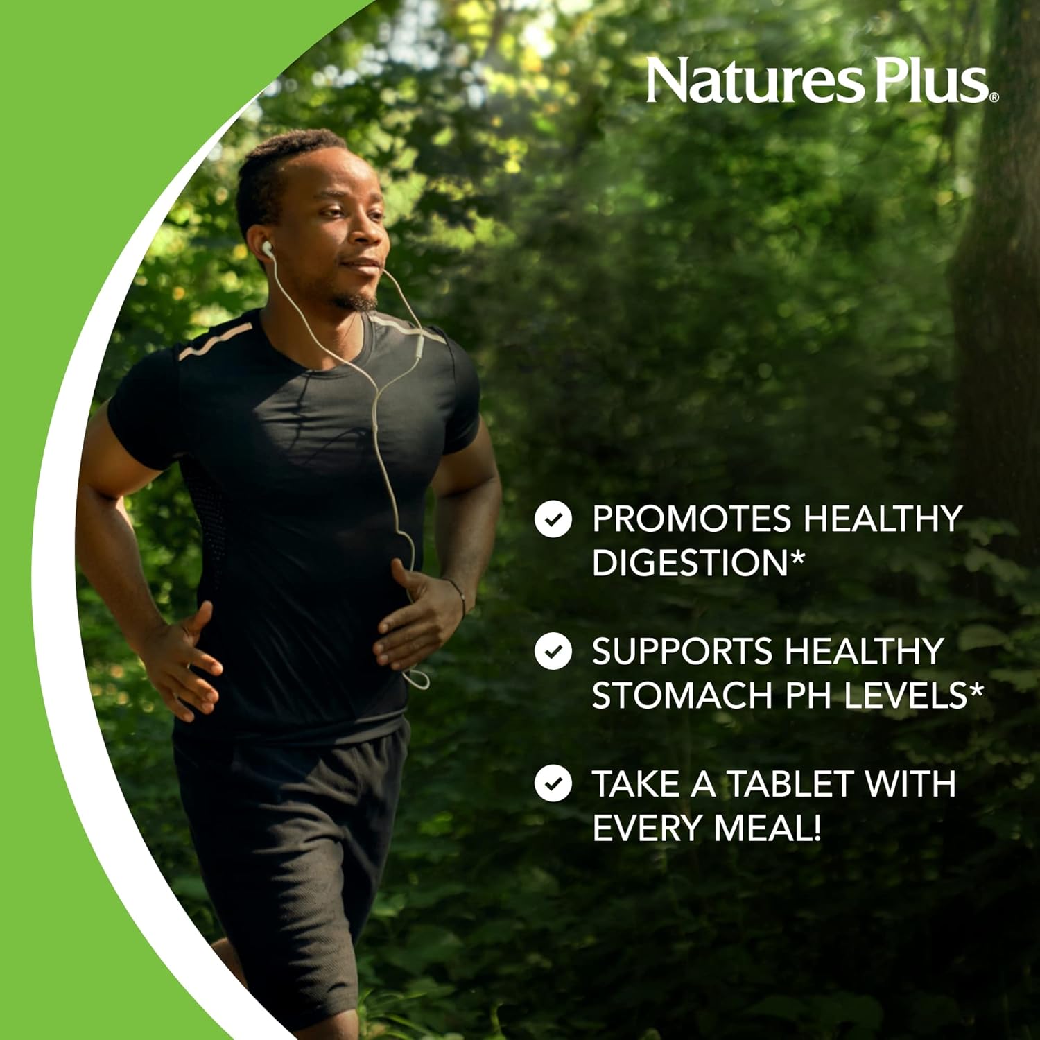 Natures Plus Betaine HCl 600mg Tablets - Digestive Support for Heartburn & Indigestion - Hypoallergenic, Gluten-Free - 90 Servings