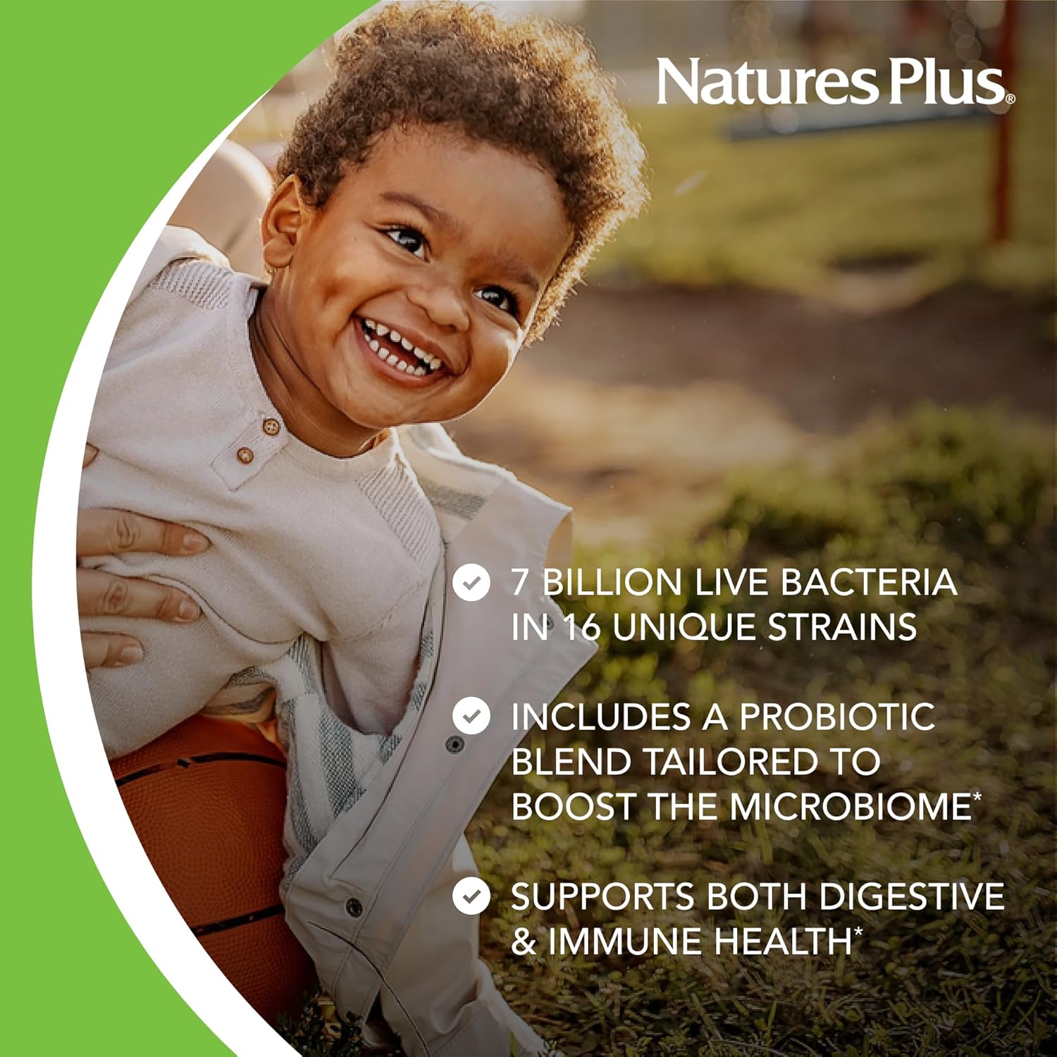 Natures Plus GI Natural Probiotic Kids Mixed Berry Chewables - 30 Servings for Digestive & Immune Health - Gluten-Free