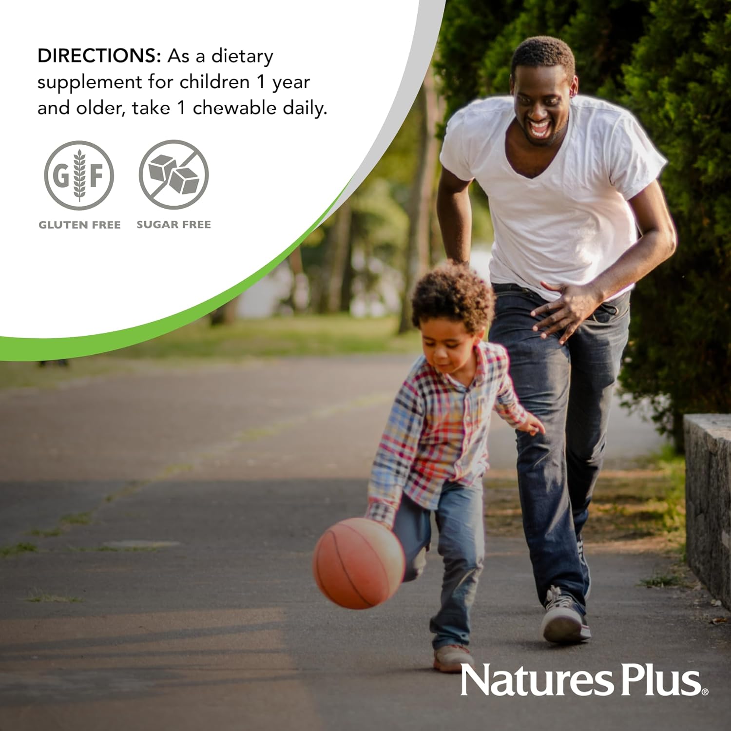 Natures Plus GI Natural Probiotic Kids Mixed Berry Chewables - 30 Servings for Digestive & Immune Health - Gluten-Free