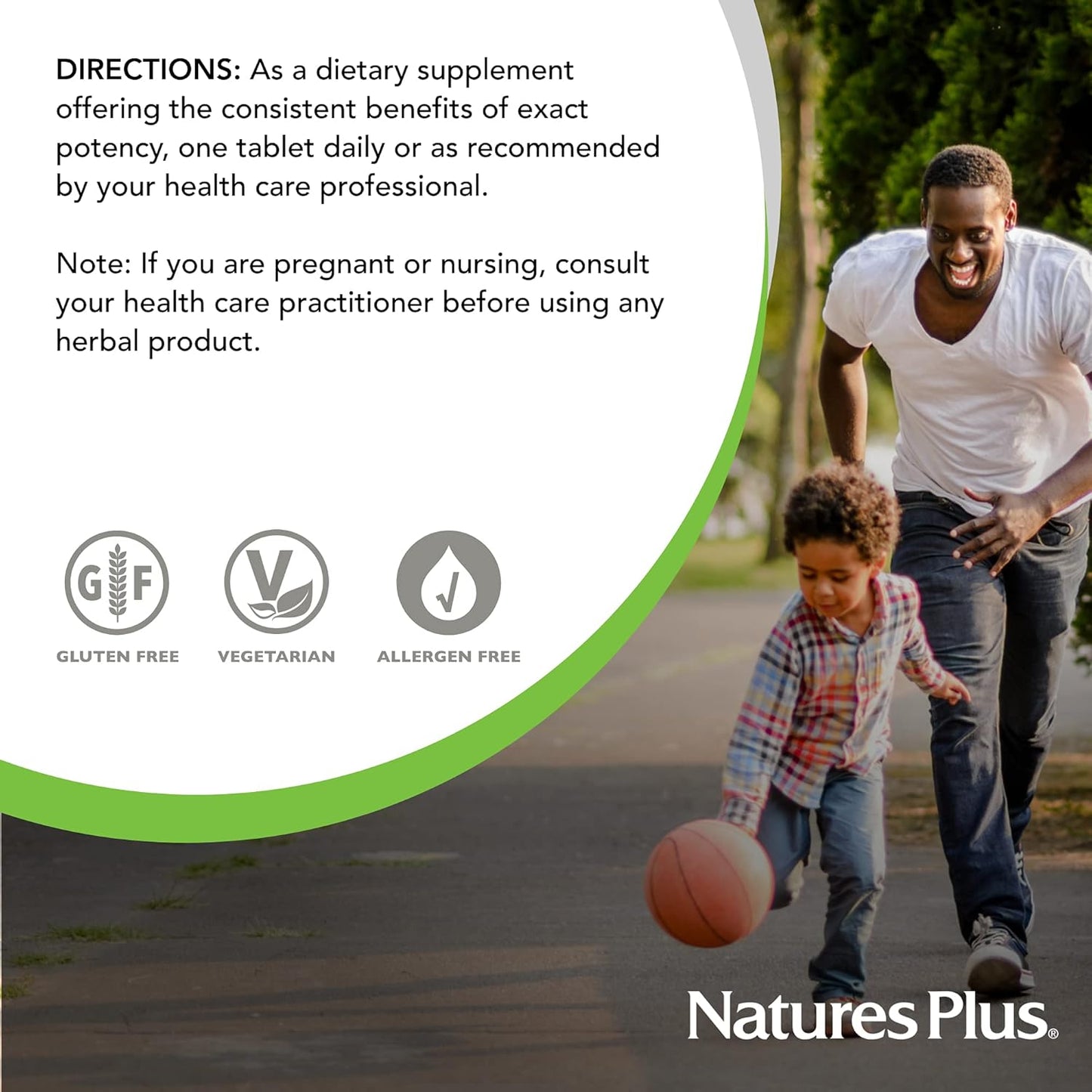 Natures Plus Herbal Actives ARA Larix Olive Leaf 750mg Vegan Tablets - Immune Support Supplement, Extended Release - Hypoallergenic, Vegetarian, Gluten-Free