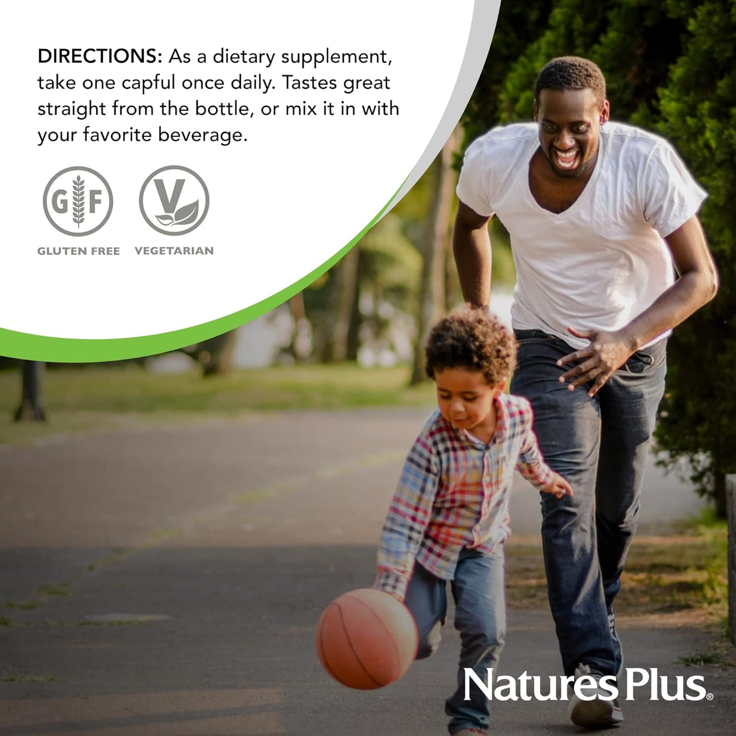 Natures Plus Source of Life Gold Liquid Multivitamin - 30 oz - Vitamins D3, B12, K2 - Support for Blood, Bones & Immunity - Vegetarian & Gluten-Free - 30 Servings