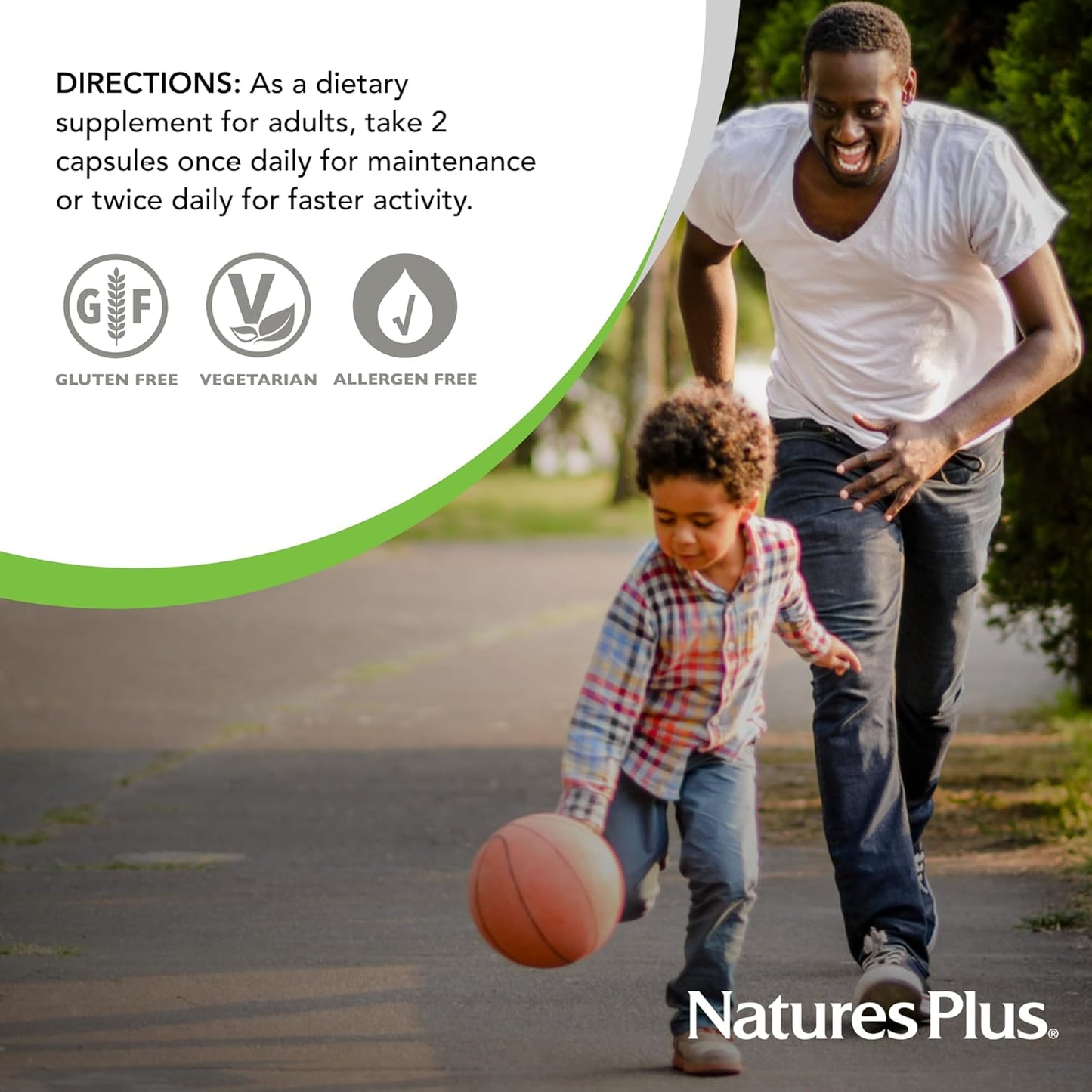 Natures Plus T-Male Supplement - 120 Vegetarian Capsules with Ginseng, Rhodiola & FuranoMax - Gluten Free - 60 Servings